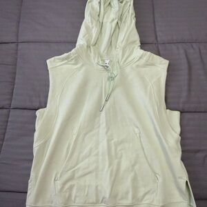 Lululemon French Terry Sleeveless Hoodie Kohlrabi Green 2